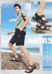 Men's Waterproof Hiking Sandals Outdoor Beach Sandals