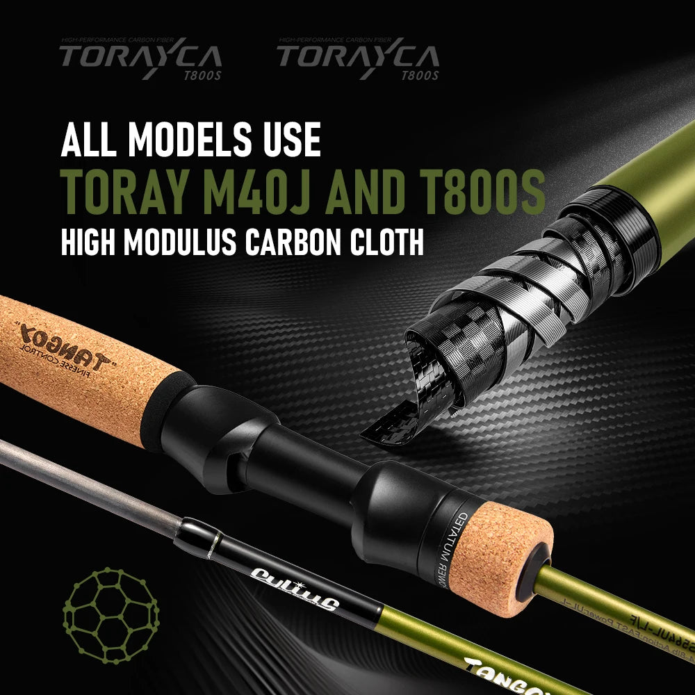 Ultra Lightweight BFS Fishing Rod – 4 Section Carbon Fiber Trout & Bass Fishing Rod