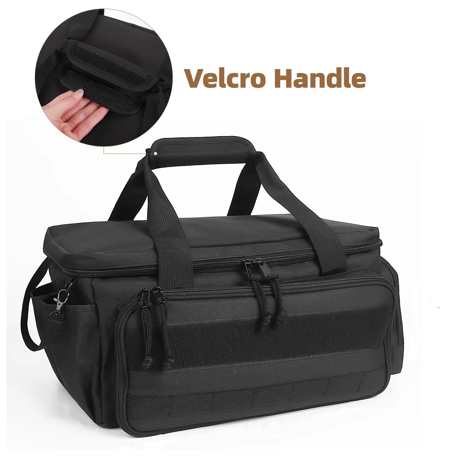 Heavy Duty Multi-Pocket Tool Bag – Wide Opening Outdoor Storage Bag for Tools & Gear