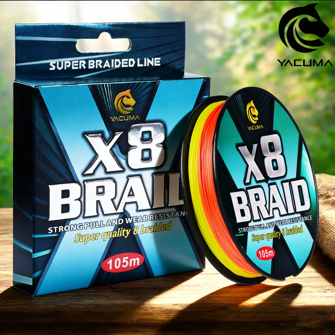 Heavy Duty X8 Braided Fishing Line – Japanese PE Fishing Wire (20LB-118LB Multicolor)