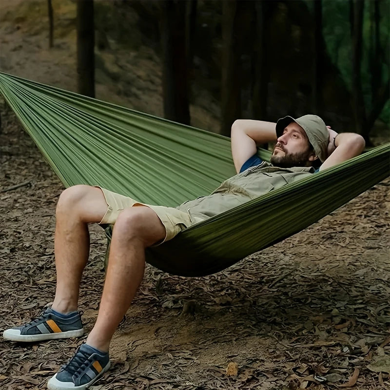 Portable Heavy Duty Camping Hammock with Straps & Storage Bag – Lightweight Outdoor Hammock for Hiking & Travel