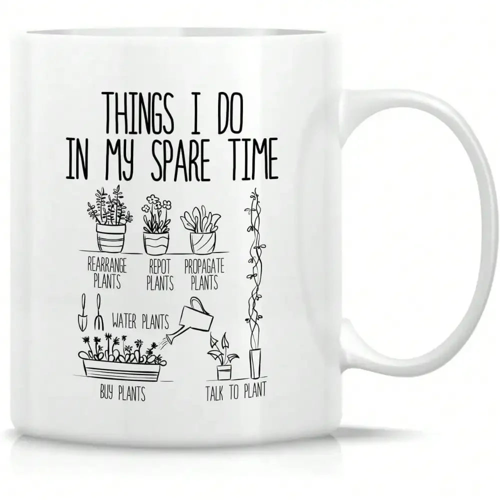 Funny White Ceramic Coffee Mug - 11oz Gift for Friends & Family