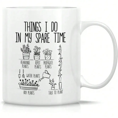 Funny White Ceramic Coffee Mug - 11oz Gift for Friends & Family