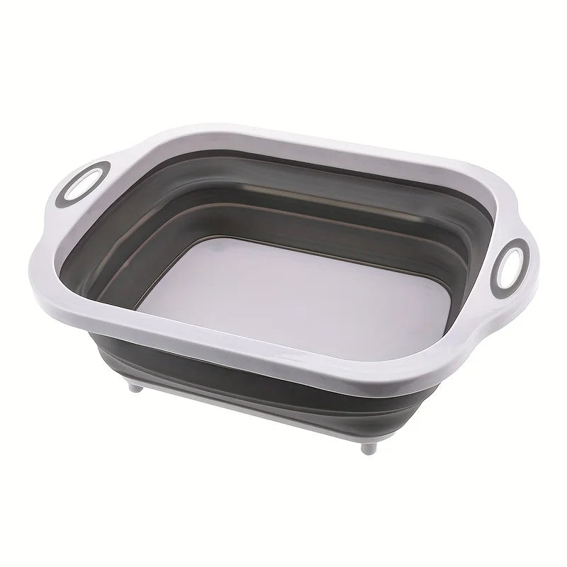 Foldable Camping Basin with Sink & Storage Organizer