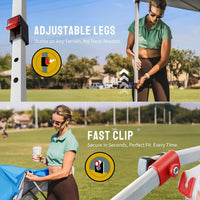 10x10 Pop Up Canopy Tent One Push Setup