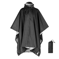 3-in-1 Waterproof Rain Poncho for Camping & Hiking