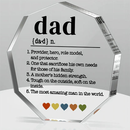 Best Dad Ever - Acrylic Plaque Gift