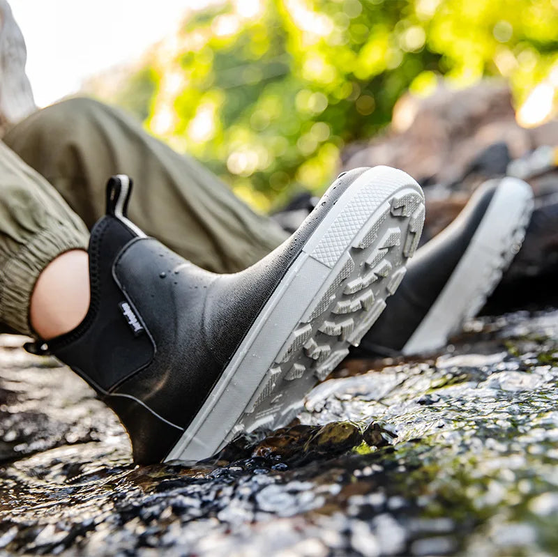 Men’s Heavy Duty Waterproof Rain Boots – Durable Outdoor Fishing & Work Boots