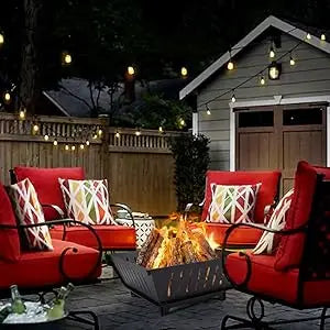 25 Inch Outdoor Fire Pit Wood Burning Campfire Pit