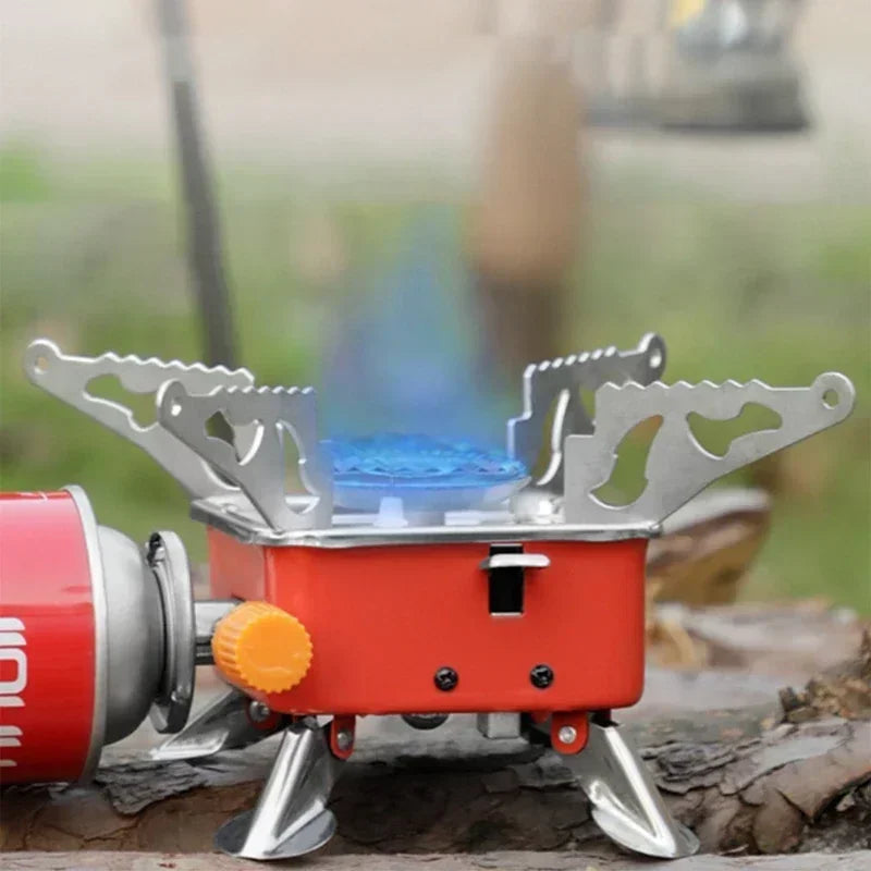 Portable Camping Gas Stove Windproof Hiking Burner
