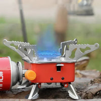 Portable Camping Gas Stove Windproof Hiking Burner