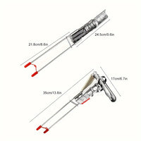Automatic Spring Fishing Rod Holder – Adjustable Folding Stainless Steel | Field to Peak.