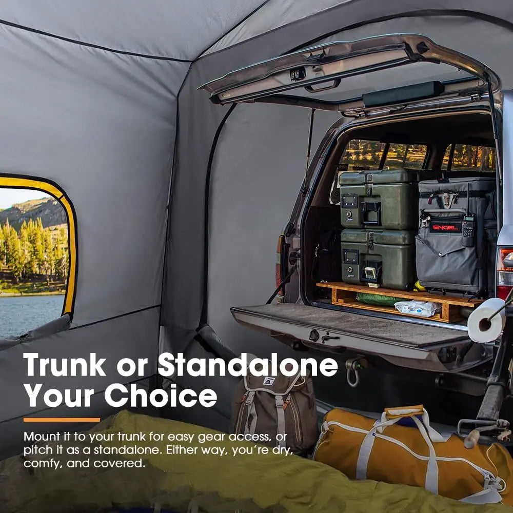 Suv Tailgate Tent For Camping Car Tent With Detachable Awning Waterproof 3000mm Uv50 210d Oxford Fits Suv Van Minivan Jeep Cuv M