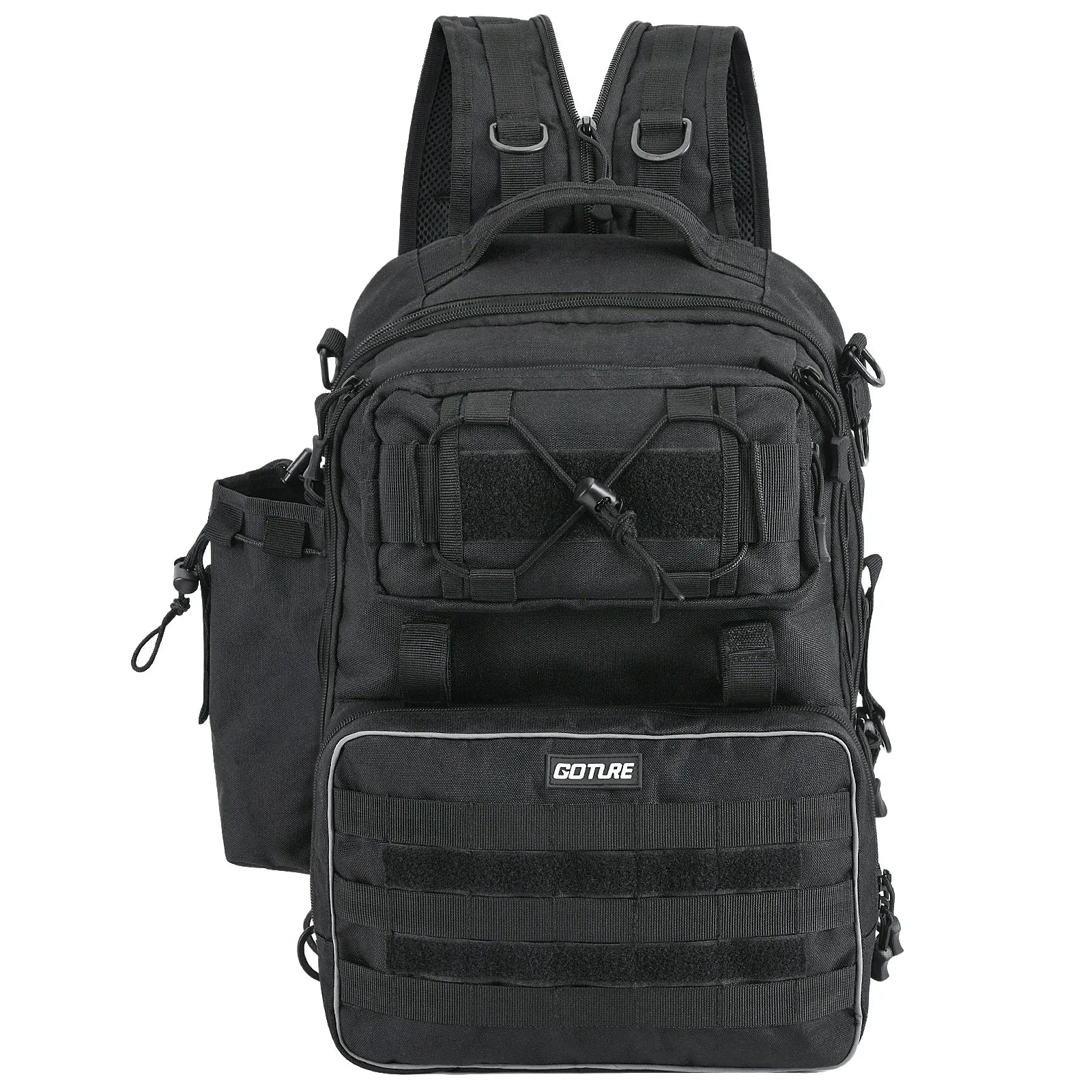 Goture Outdoor Fishing Backpack Large Capacity Waterproof Tackle Bag for Hiking Camping Cycling Multifunction Fishing Tackle Bag