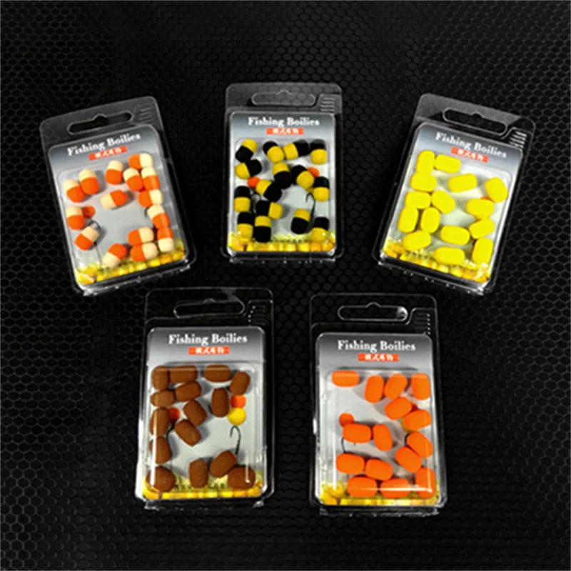 Floating Boilies Carp Fishing Bait Set – High Buoyancy Hair Rig Fishing Baits (15PCS)