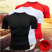 Men's Compression Running Shirt Quick Dry Sports Tee