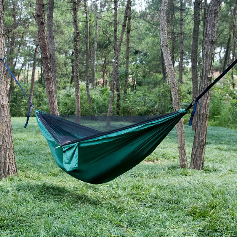 Camping Hammock with Mosquito Net & Rain Fly