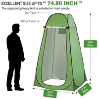 Pop Up Privacy Tent for Shower & Camping Toilet