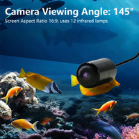 Underwater Fishing Camera 4.3 Inch LCD Ice Fishing Finder Winter Fisherman Fishing Camera with Night Vision 15m Cable