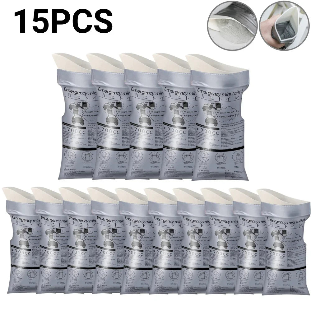 Portable Urine & Vomit Bags for Travel Emergencies