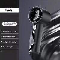 5200mAh Handheld Cooling Fan – USB Rechargeable Fan with LED Display & Cooling Plate