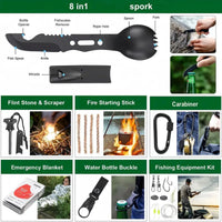 142PCS Emergency Survival Kit with First Aid Supplies