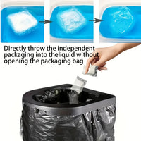 Camping Toilet Waste Gel Powder for Easy Disposal