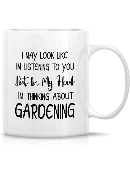 Funny White Ceramic Coffee Mug - 11oz Gift for Friends & Family