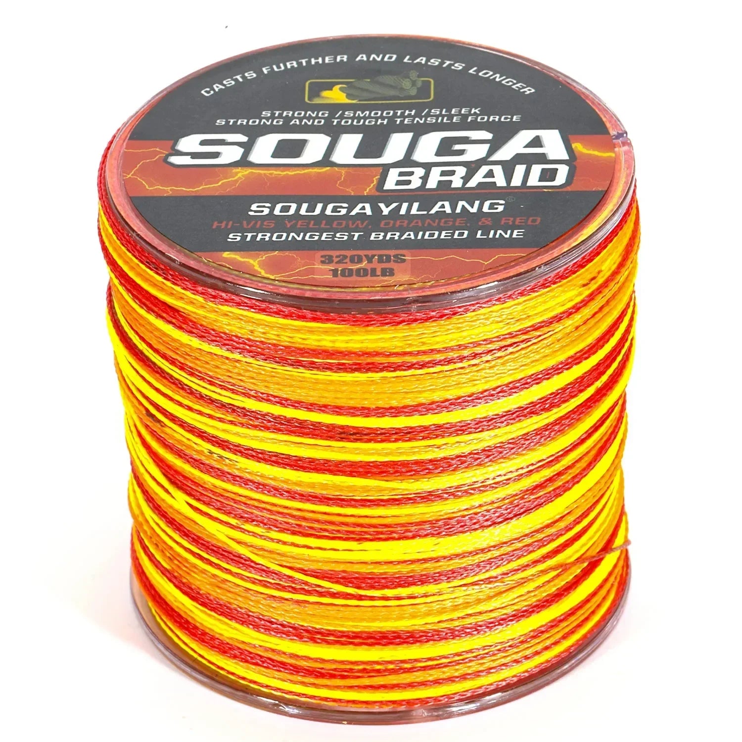 Heavy Duty 4-Strand Braided Fishing Line – PE Multifilament Fishing Wire for Saltwater & Freshwater Fishing