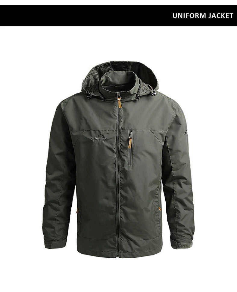 Waterproof Windbreaker Jacket for Hiking & Fishing