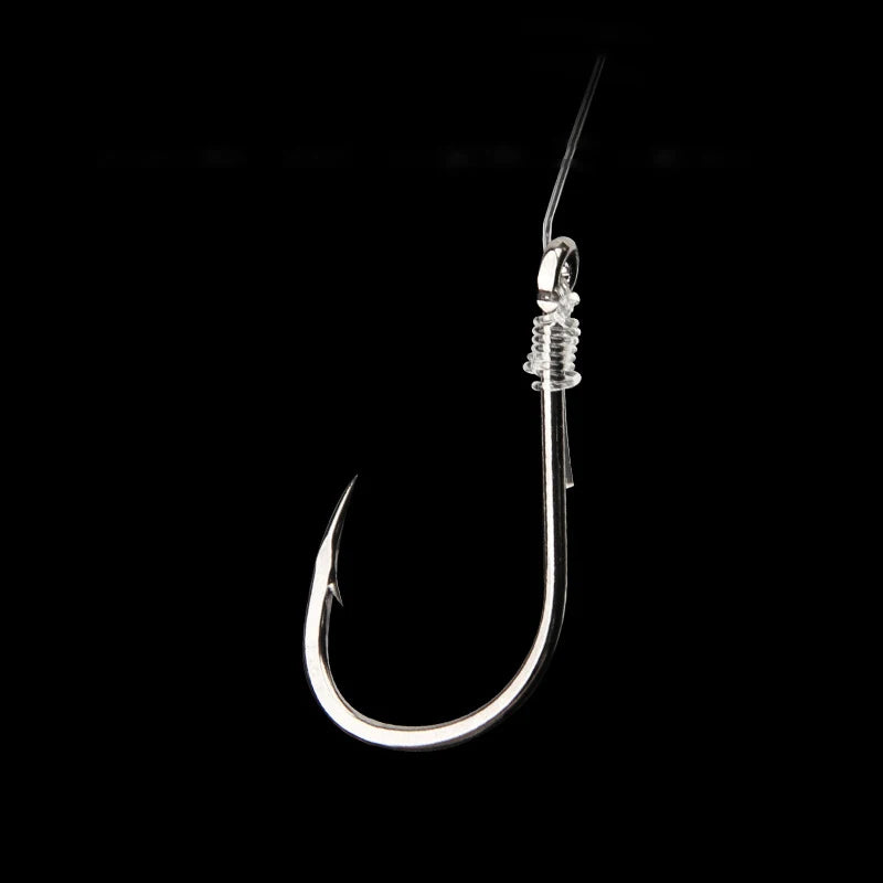 Heavy Duty Fishing Hooks Set – High Carbon Steel Barbed Hooks for Saltwater & Freshwater Fishing