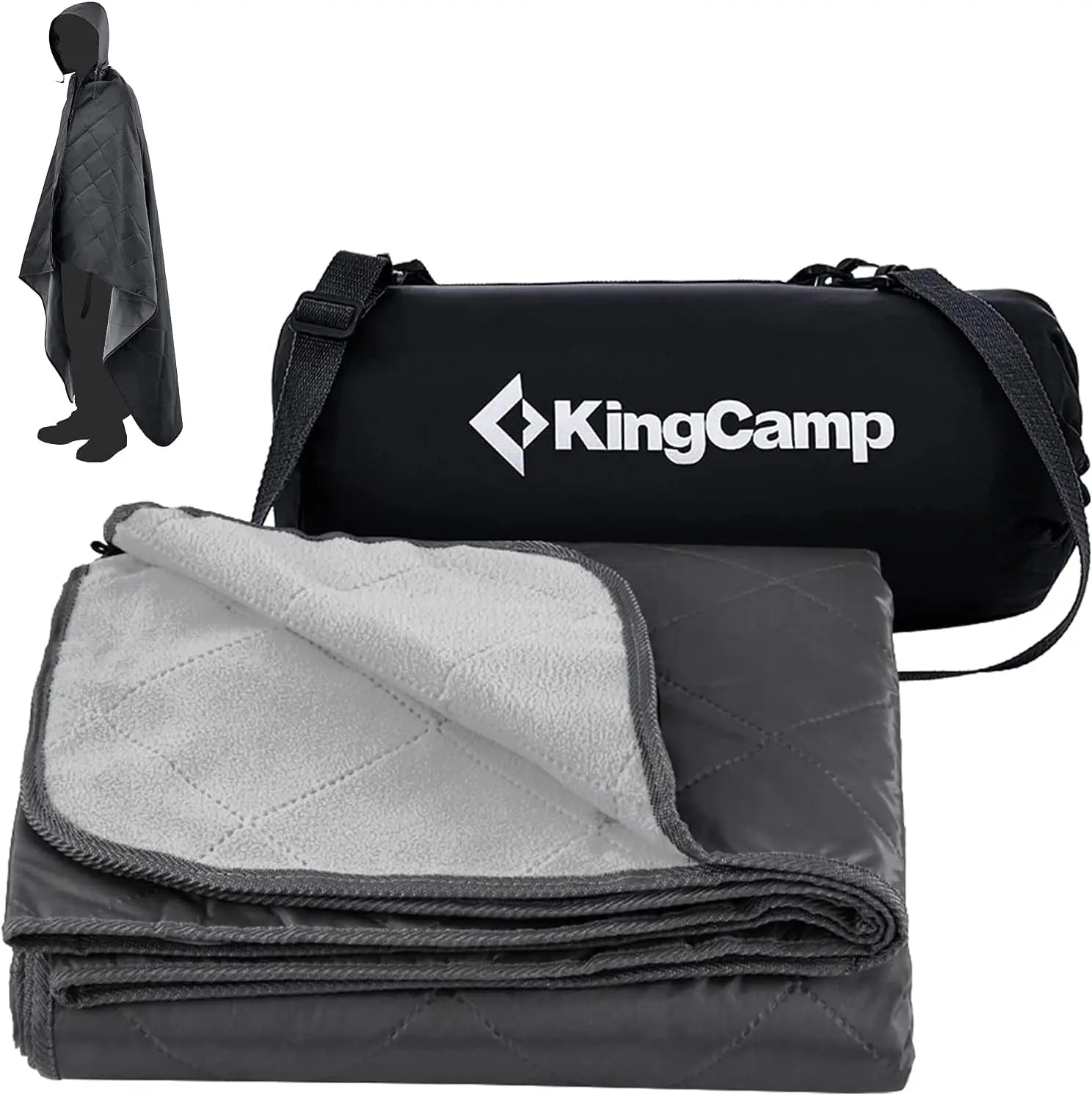 KingCamp Waterproof Hooded Stadium Blanket