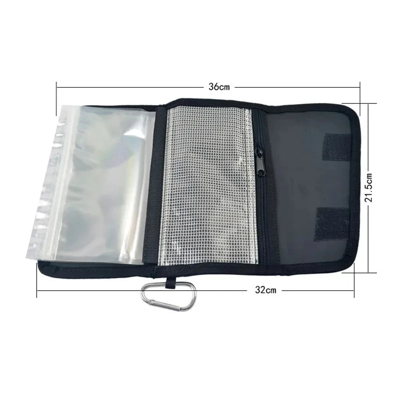 Heavy Duty Fishing Rod Storage Bag – Multifunctional Oxford Cloth Fishing Gear Organizer