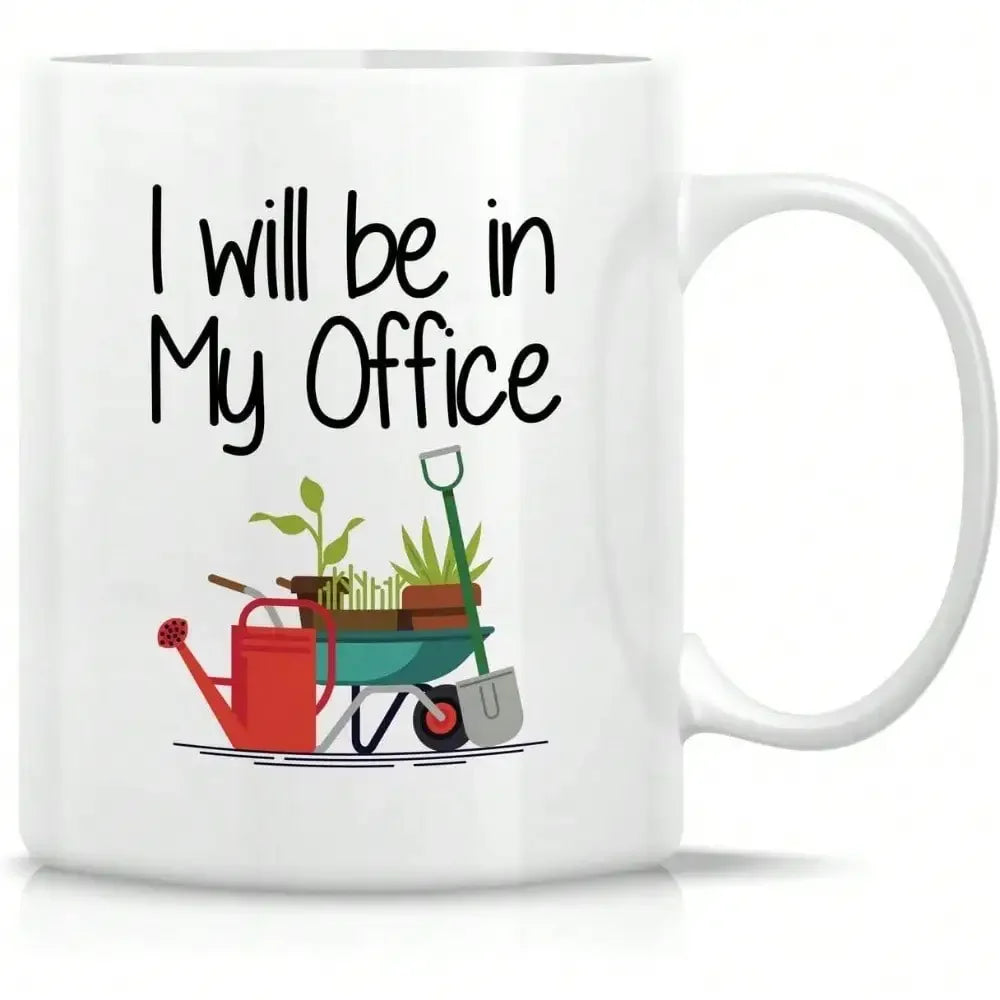 Funny White Ceramic Coffee Mug - 11oz Gift for Friends & Family