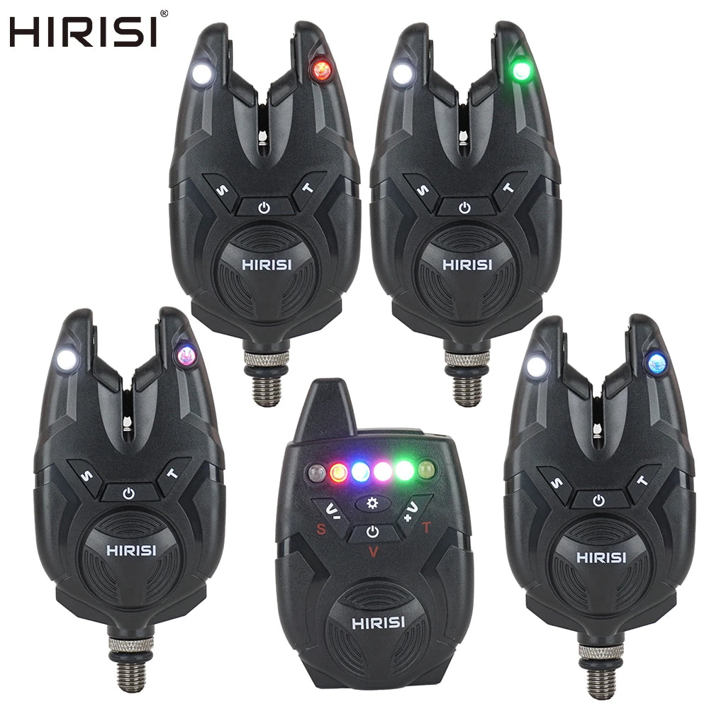 Wireless Carp Fishing Bite Alarm Set – Waterproof LED Bite Indicator System