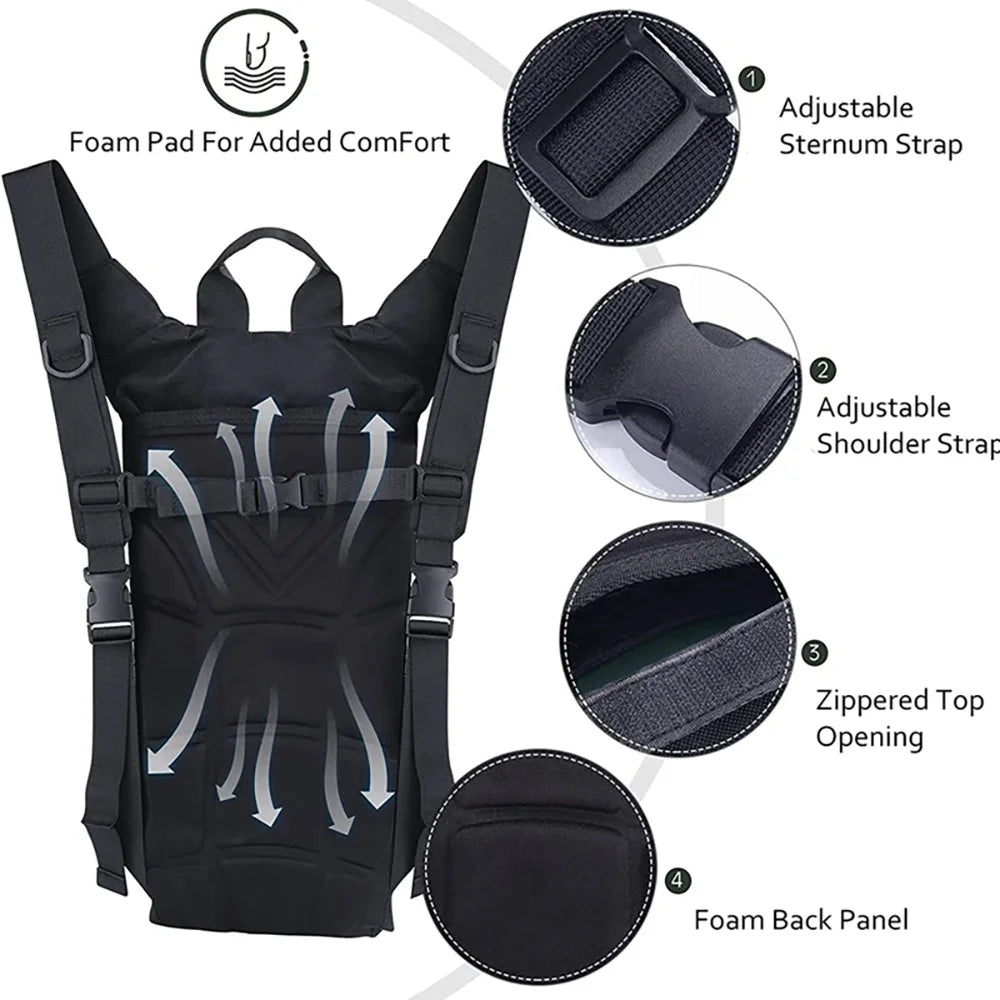3L Waterproof Hydration Backpack for Outdoor Sports Cycling Hiking