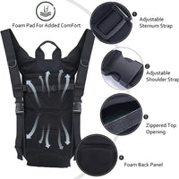 Hydration Backpack with Water Bladder for Hiking & Cycling