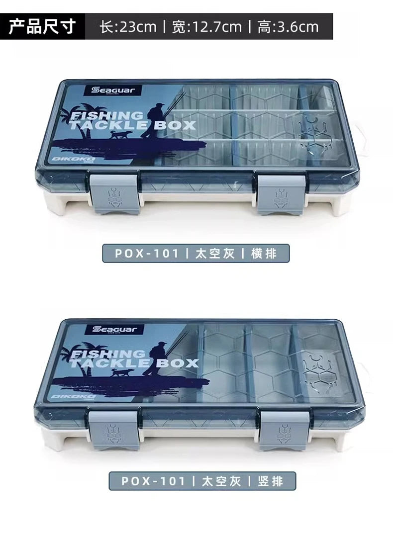 Portable Multifunction Fishing Lure Storage Box – High Capacity Organizer for Hard & Soft Baits