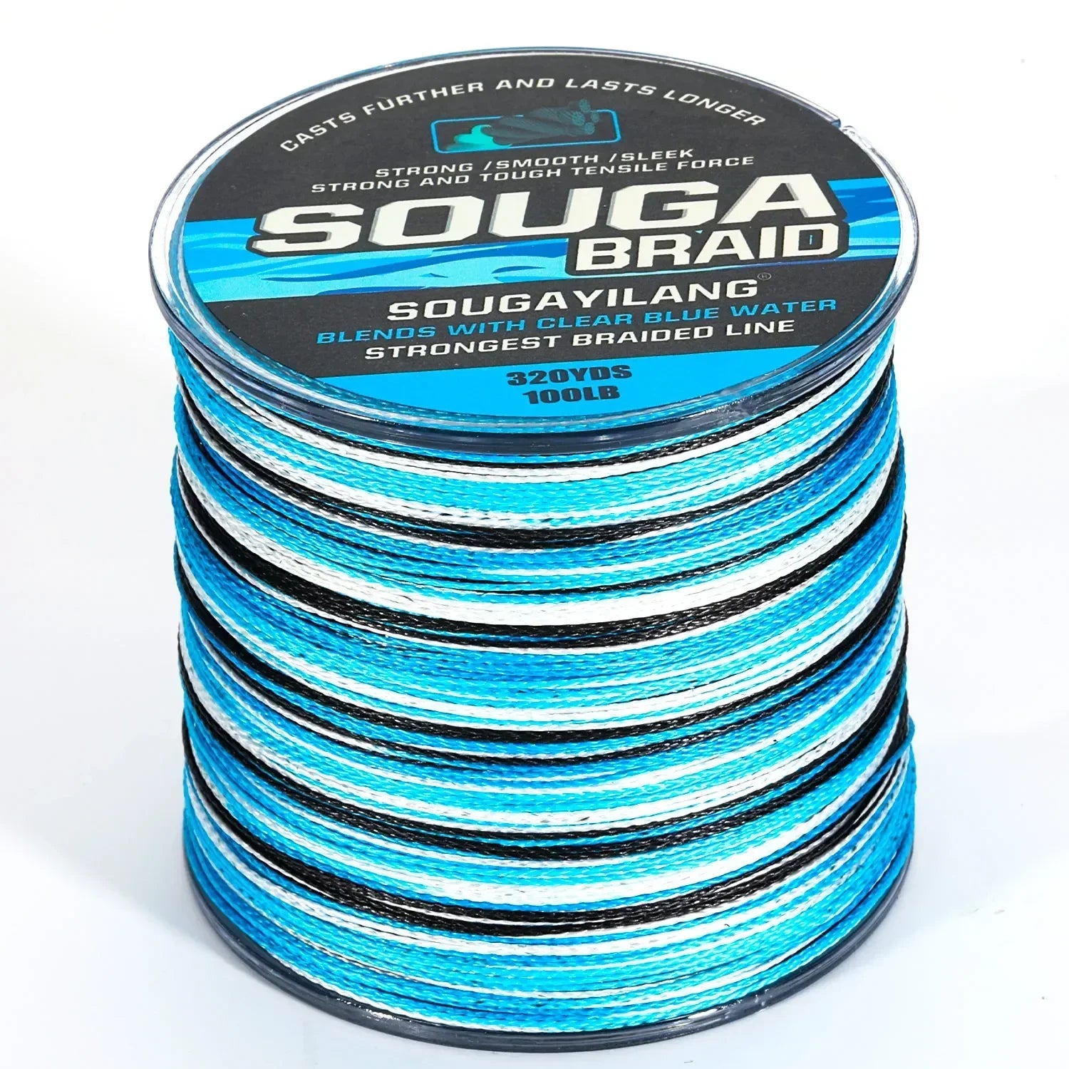 Heavy Duty 4-Strand Braided Fishing Line – PE Multifilament Fishing Wire for Saltwater & Freshwater Fishing