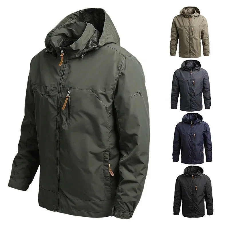 Waterproof Windbreaker Jacket – Outdoor Hiking, Camping & Fishing Casual Coat