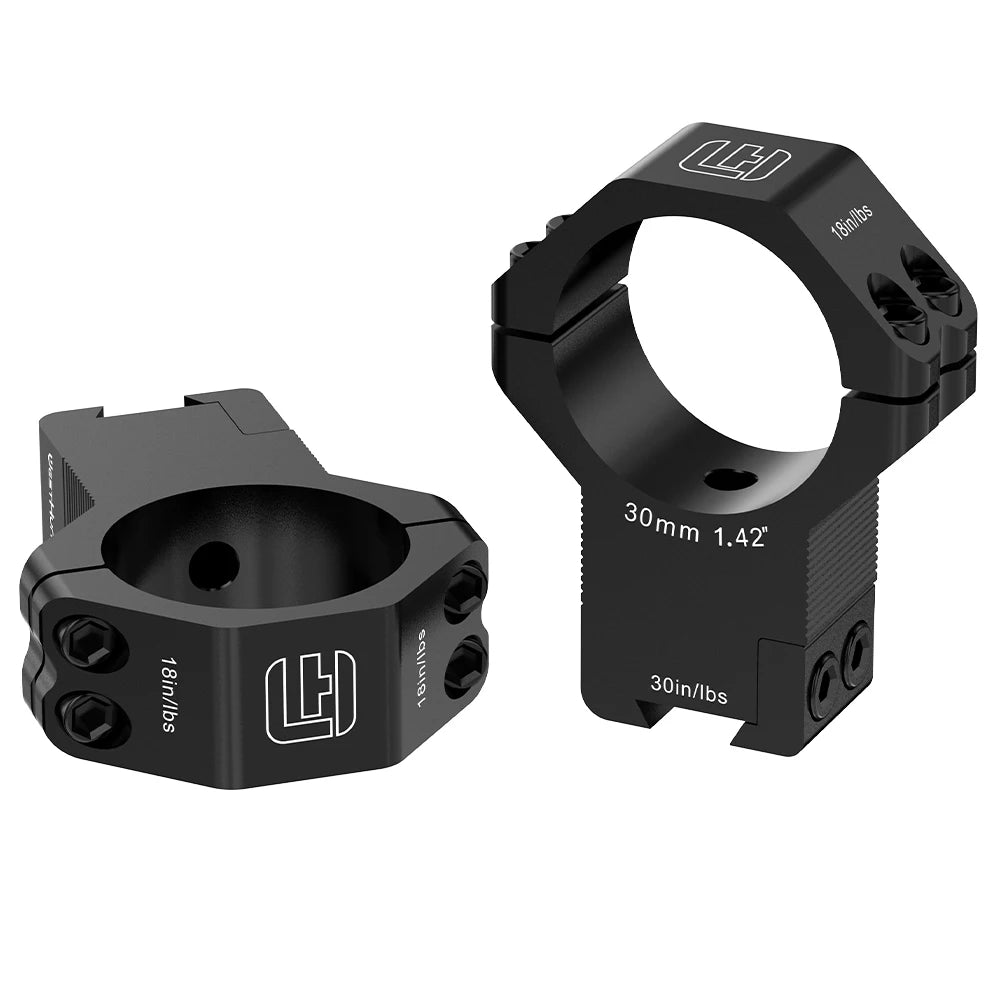 WestHunter 11mm Dovetail Scope Mounts 30MM / 34MM High Profile | Field to Peak.