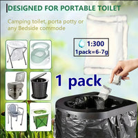 Camping Toilet Waste Gel Powder for Easy Disposal