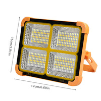 200W Solar Rechargeable Camping Light with Magnet