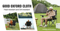 Portable Folding Camping Chair with Lumbar Support