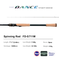PURELURE DANCE S822H Spinning Rod – High Carbon Long Casting | Field to Peak.