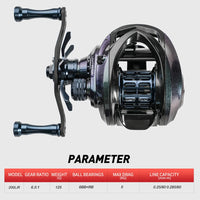Ultra Lightweight BFS Baitcasting Reel – Ceramic Bearing Fishing Reel with 5KG Drag