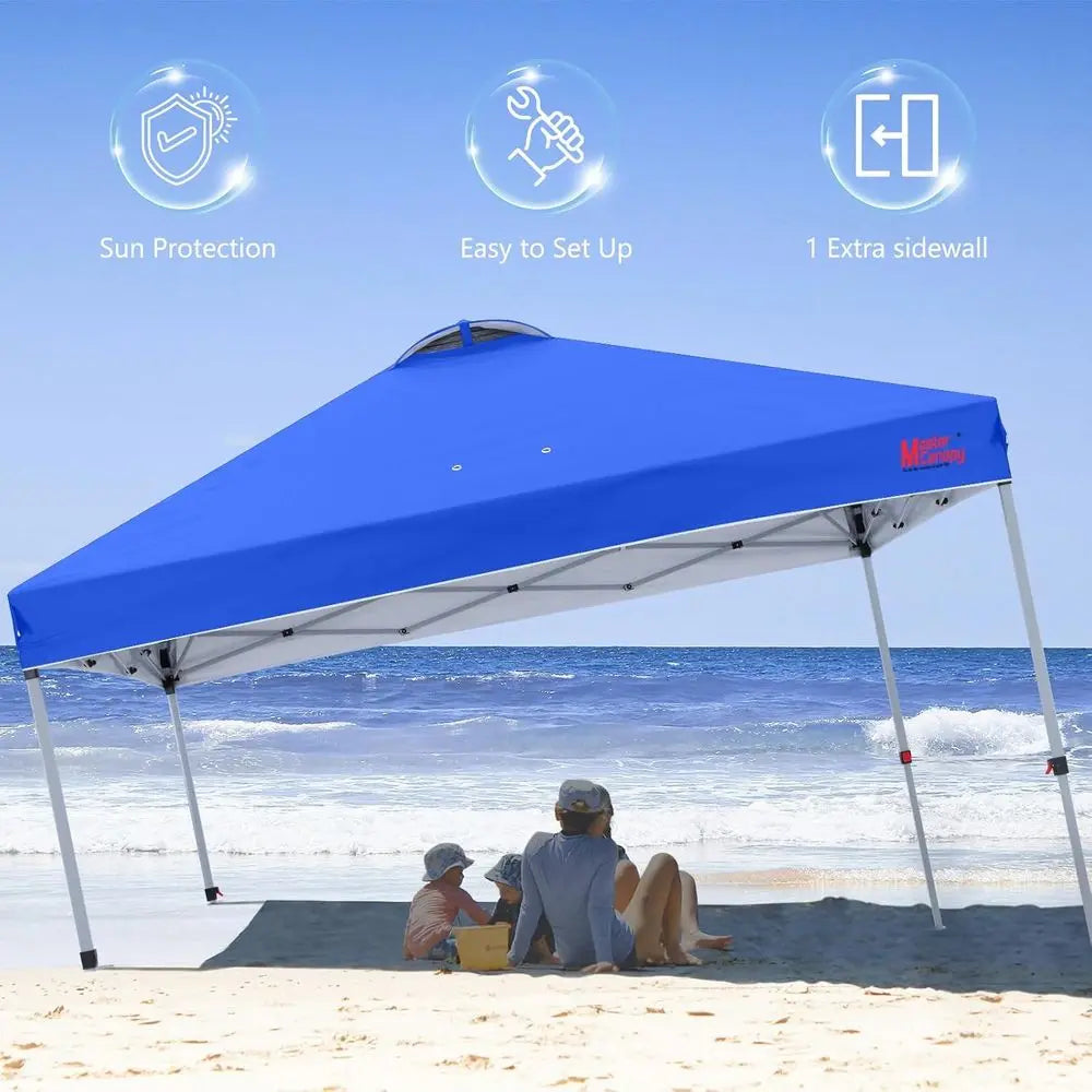 Durable -up Tent with 1 Sidewall (8'x8')