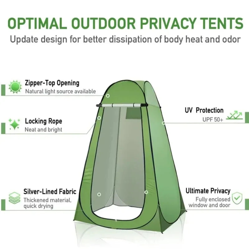 Pop Up Privacy Tent for Shower & Camping Toilet