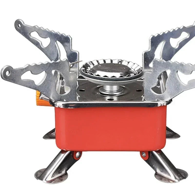 Portable Camping Gas Stove Windproof Foldable Burner for Hiking