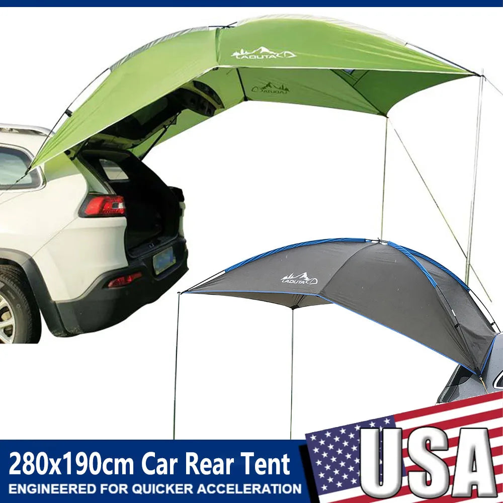 Waterproof SUV Rear Awning Tent – Outdoor Camping, Beach & Travel Sun Shelter Canopy